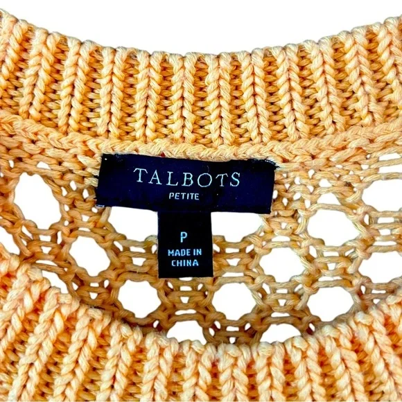 Talbots Open Stitch Tank - Picture 8 of 10